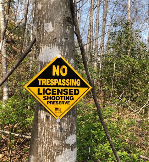 trespassing   small trespassing sign  trespassing signs
