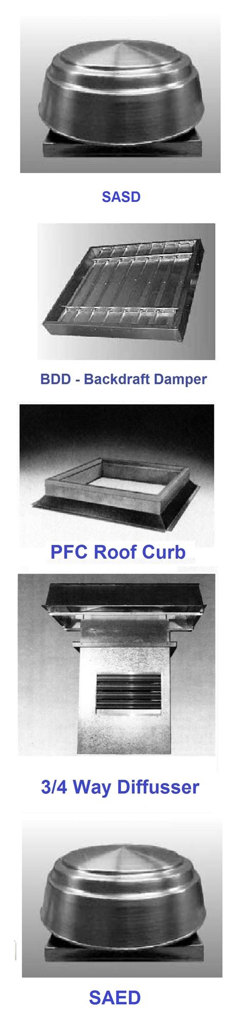 sasd direct drive supply axial spun aluminum roof ventilator