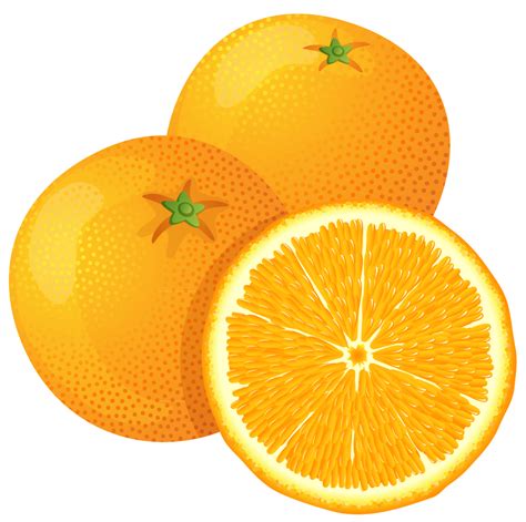 orange slice clipart web png clipartix
