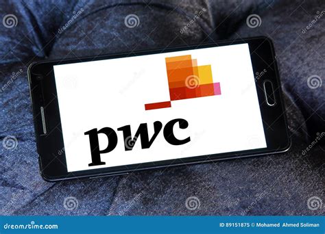 pwc logo editorial image image  famous enterprise