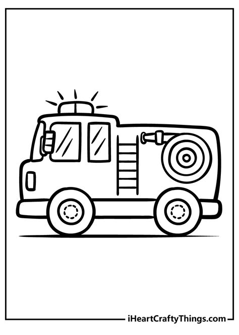 printable fire truck coloring pages  kids atelier yuwaciaojp