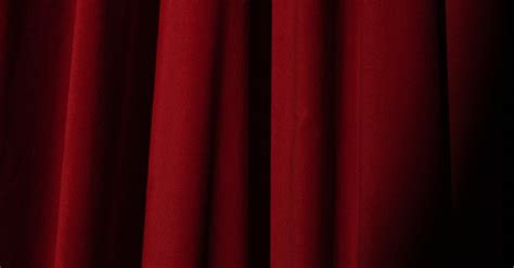red curtain  stock photo