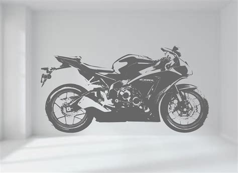 honda cbr motorbike vector file ultimate detail silhouette instant  svg png scalable