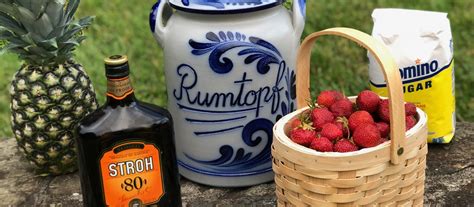 German Rumtopf Recipe Preserved Seasonal Fruit Soaked In Alcohol