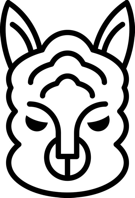 sheep face outline svg png icon    onlinewebfontscom