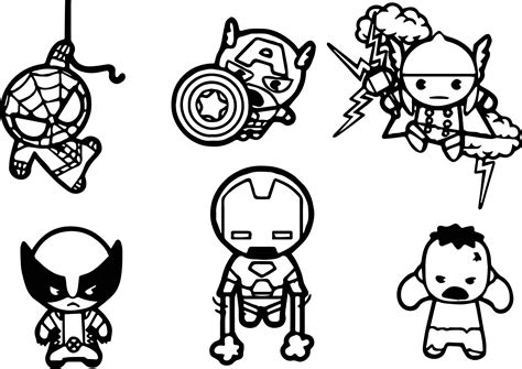 cute marvel coloring pages  kids learning   read