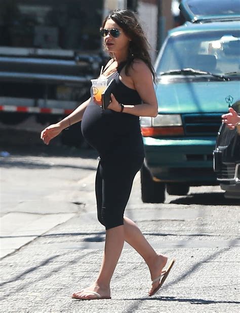 Pregnant Mila Kunis Goes To Yoga Pictures Popsugar Celebrity Photo 2
