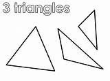 Triangles Coloring sketch template