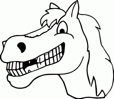 smiling teeth coloring page