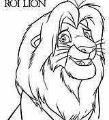 Lion King Coloring Pages Printable Getcolorings Mufasa Print sketch template