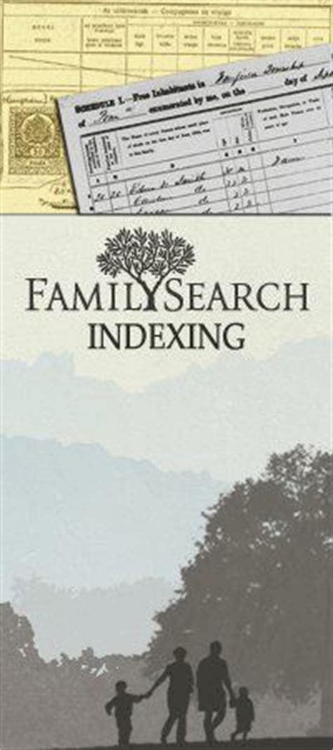 familysearch indexing