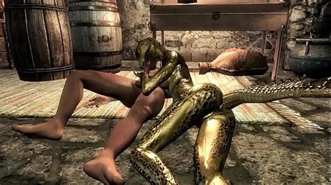 female argonian gets laid with a guard xvideos