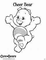 Coloring Pages Bear Pom Cheer Care Colouring Stencil Getcolorings Color Printable Print Choose Board Crafts Baby sketch template