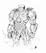 Gipsy Titanes Pacifico Jaeger Mazinger Robots Ilustraciones Demons Otaku sketch template