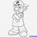 Cartoon Characters Drawing Graffiti Gangster Drawings Easy Cool Draw Coloring Pages Mario Graffitiart Libs Girl sketch template