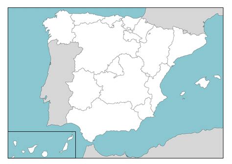 calameo mapa mudo politico espana comunidades autonomas sin nombre