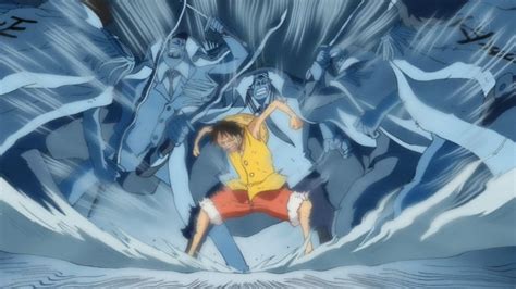 anime scene luffy   emperor haki  save ace   piece