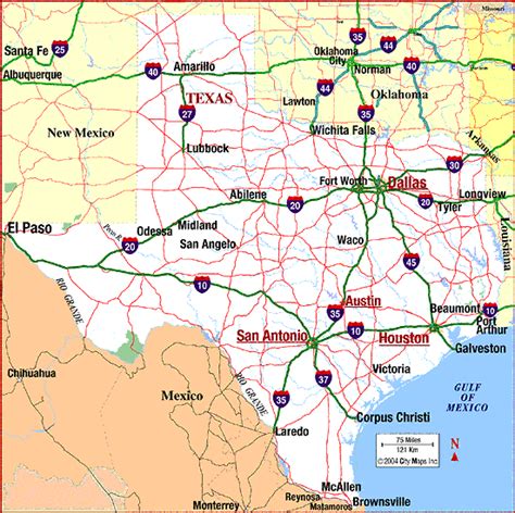 map  texas travelsfinderscom