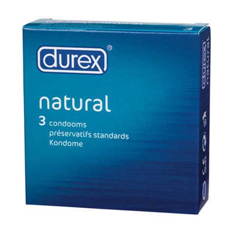 Natural X 3 Condoms Natural And Regular Adultfolio