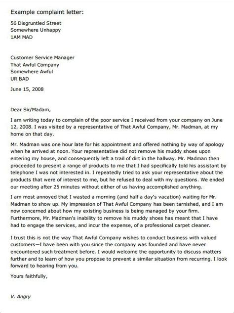 complaint letter  manager lettering letter templates letter