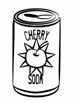 Coloring Pages Soda Drawing Drinks Coke Colouring Drink Clipart Cola Cans Soft Coca Cliparts Printable Color Template Clip Clipartmag Print sketch template