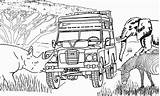 4x4 Coloring Pages Rover Land Colouring Series Transportation Printable Coloriage Imprimer Kids Drawing African Road Trip Kb sketch template