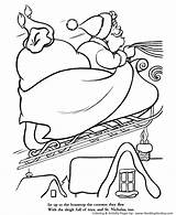 Nicholas St Visit Night Before Christmas Twas Honkingdonkey Coloring Stories sketch template