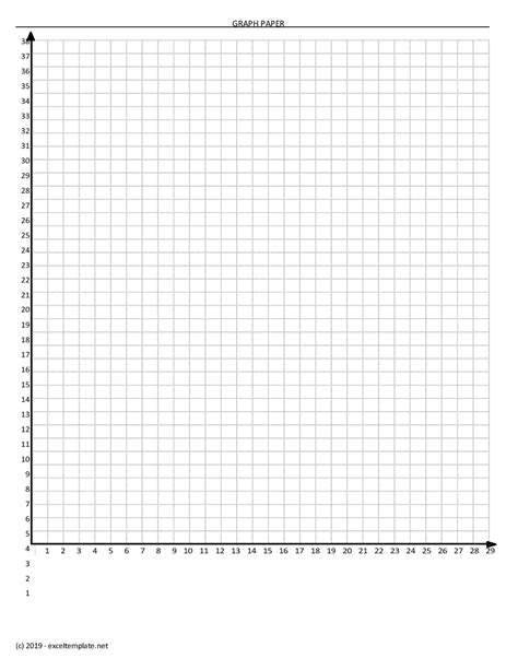 graph paper horizontal  numbers printable horizontal printable