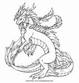 Coloring Dragon Pages Realistic Adults Comments Getcoloringpages sketch template