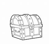 Chest Treasure Coloring Pages Color Printable Getcolorings Print sketch template