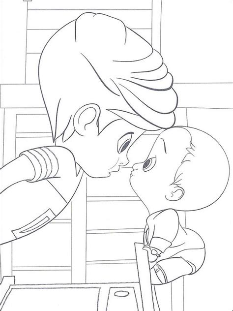 boss baby coloring pages  coloring pages  kids pinterest