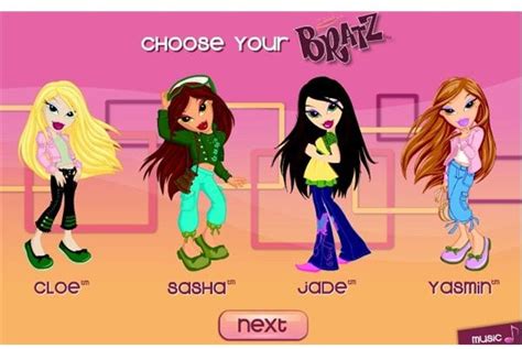 bratz dress  games  bratz games  play game yum