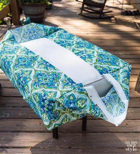 diy outdoor chair cushion covers sew easy   cover   outdoor cushions hometalk