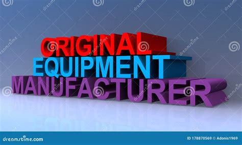 original equipment manufacturer stock illustration illustration  mechanic term