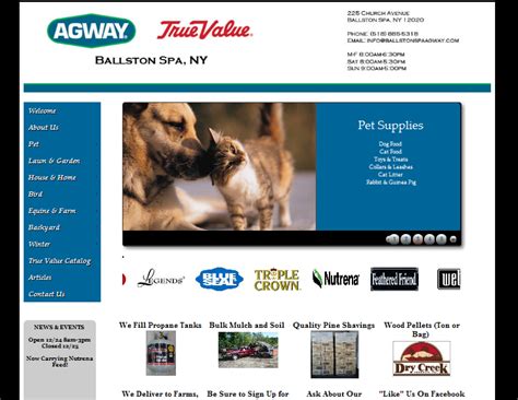 agway true   ballston spa website prolific marketing