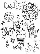 Coloring Christmas Decorations Pages Printable Kids Color Holiday Bright Colors Favorite Choose sketch template