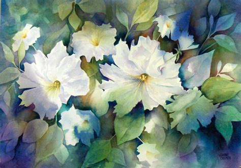 paintings  flowers  famous artists nina chan life