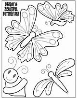 Butterflies Coloring Beautiful Bright Crayola Sheets Pages Color Activity Print sketch template