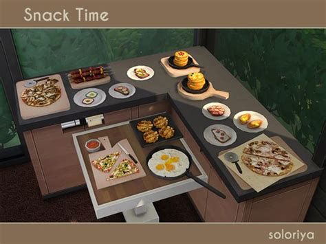 tscc food clutter snack time sims  sims