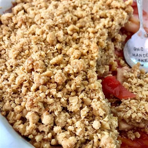 crumble topping  handed baker