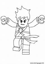 Ninjago Coloring Kai Pages Printable Color Getcolorings Print Parentune sketch template