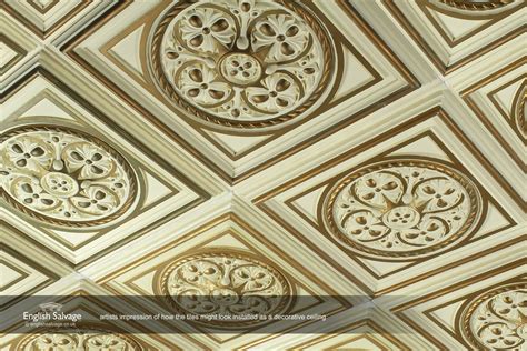 Decorative Plaster Ceiling Panels Tiles