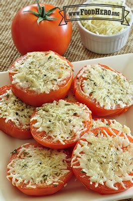 baked tomatoes  cheese food hero recipe