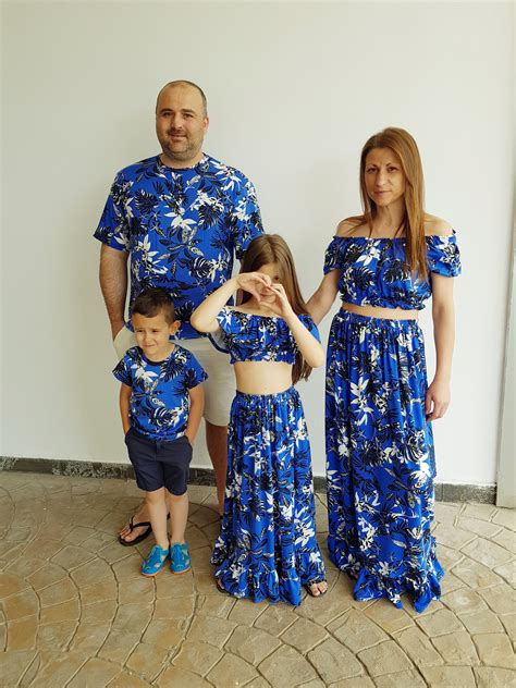 family matching outfits family matching summer sets hawaiian etsy