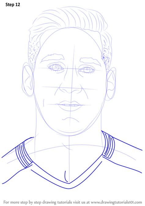 Learn How To Draw Lionel Messi Footballers Step By Step