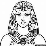 Cleopatra Egyptian Egito Bordar Thecolor Pharaoh Colorear Riscos Colouring Nefertiti Egipto Pe sketch template