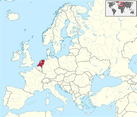 netherlands  world map surrounding countries  location  europe map