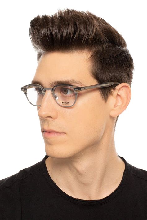 Moscot Lemtosh Eyeglasses With Logo In Gray For Men Lyst