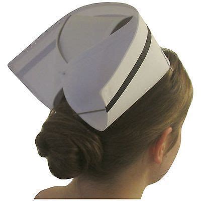 authentic vintage nurse cap includes set  bobby pins   secure