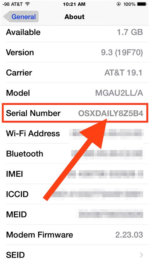 iphone serial number homecare